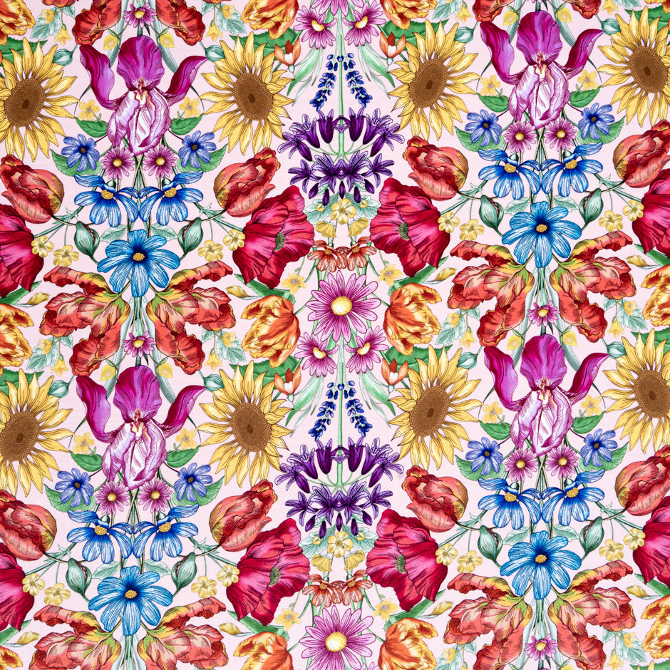 Pink 'Floral Muse' Liberty Silk Crêpe de Chine