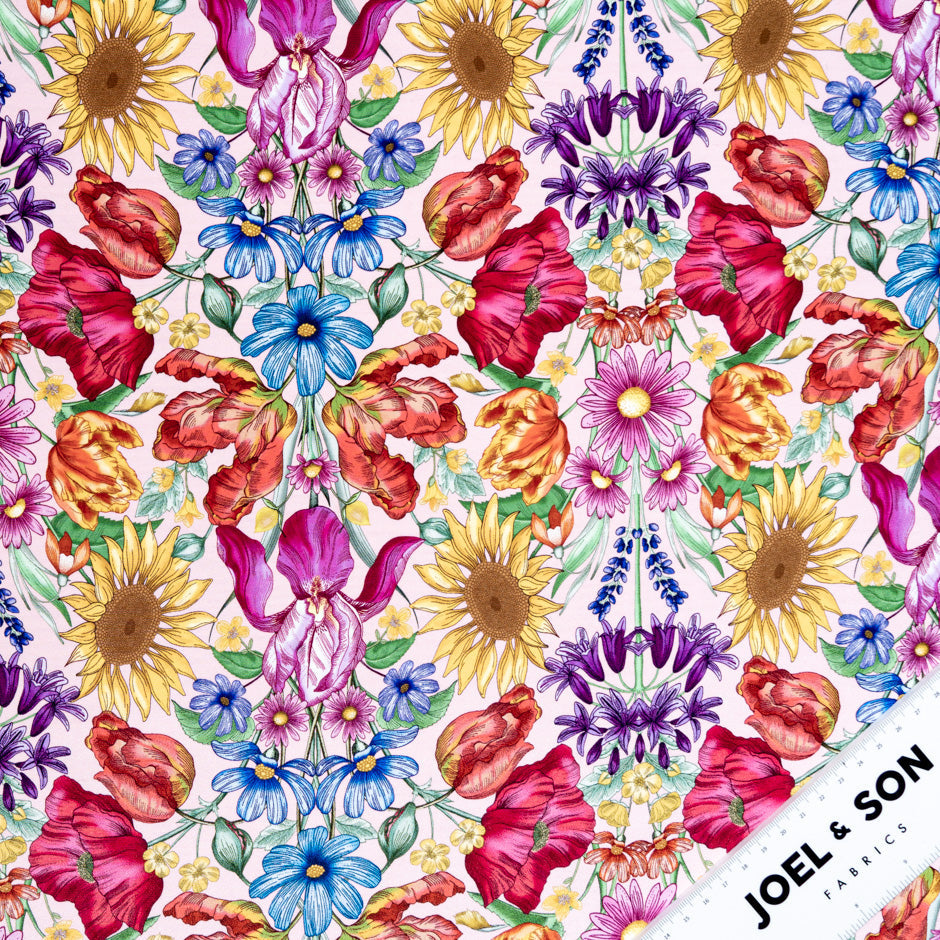 Pink 'Floral Muse' Liberty Silk Crêpe de Chine