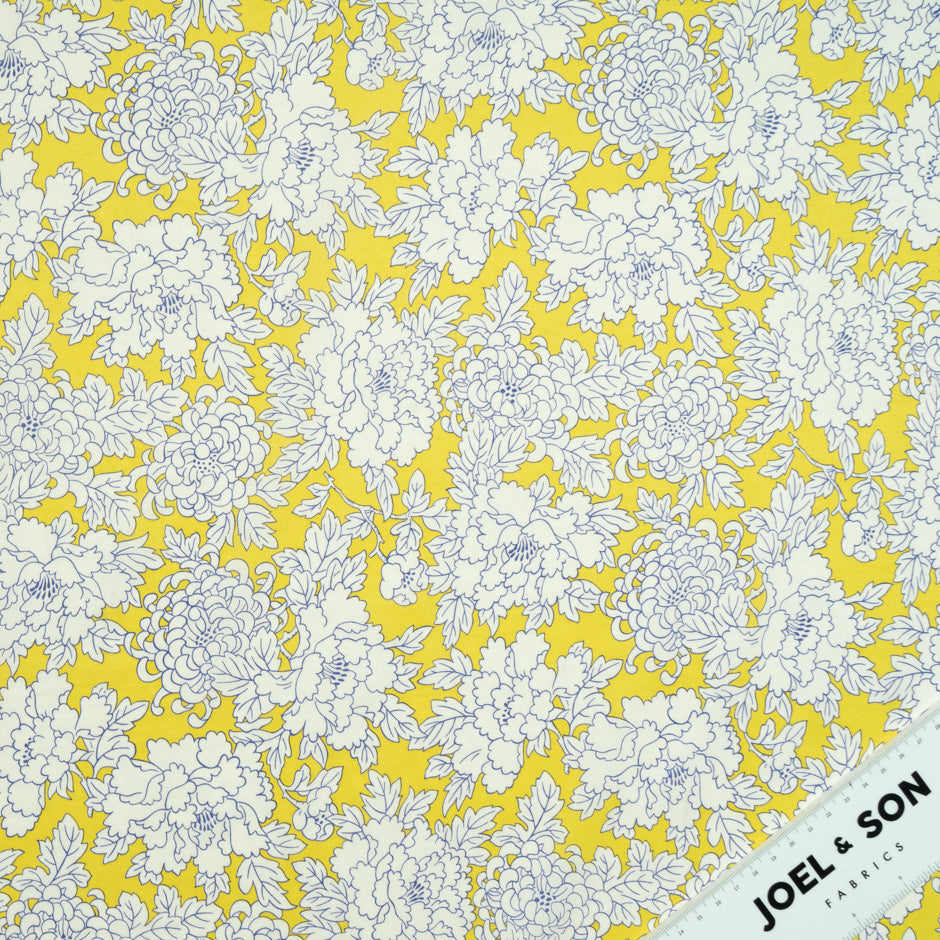 Yellow 'Costume' Liberty Cotton Tana Lawn