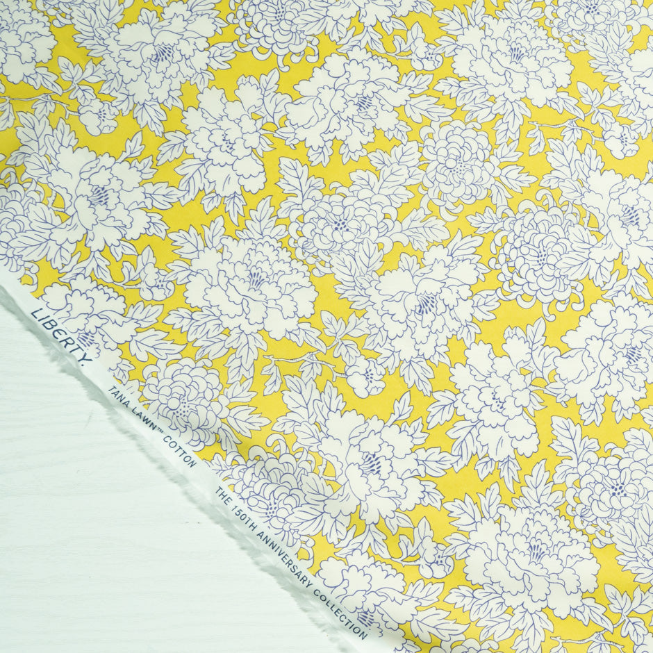 Yellow 'Costume' Liberty Cotton Tana Lawn