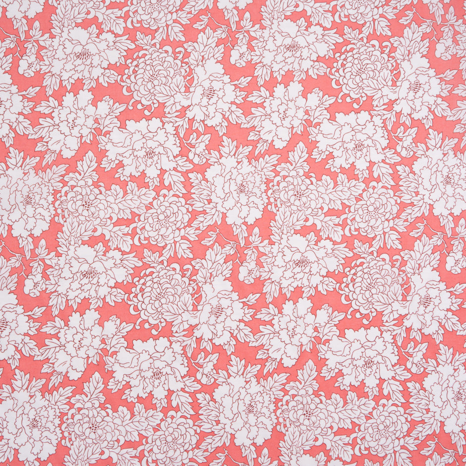 Coral 'Costume' Liberty Cotton Tana Lawn