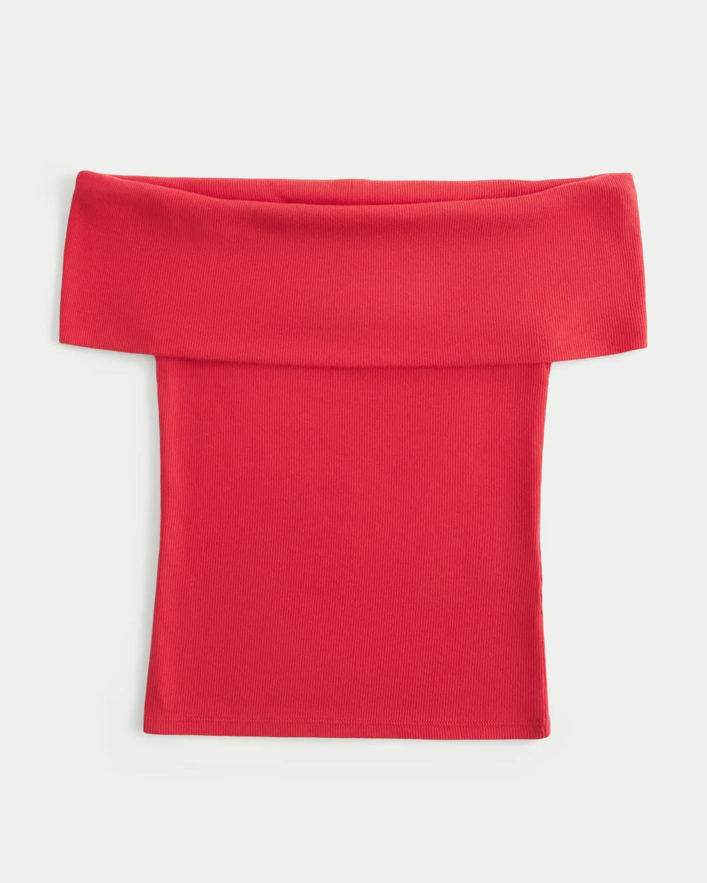 Red off the shoulder top