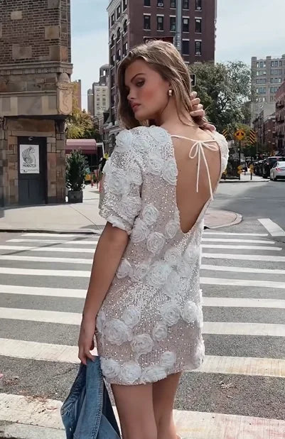 Sexy Huafen Sequins Loose-Fitting Dress