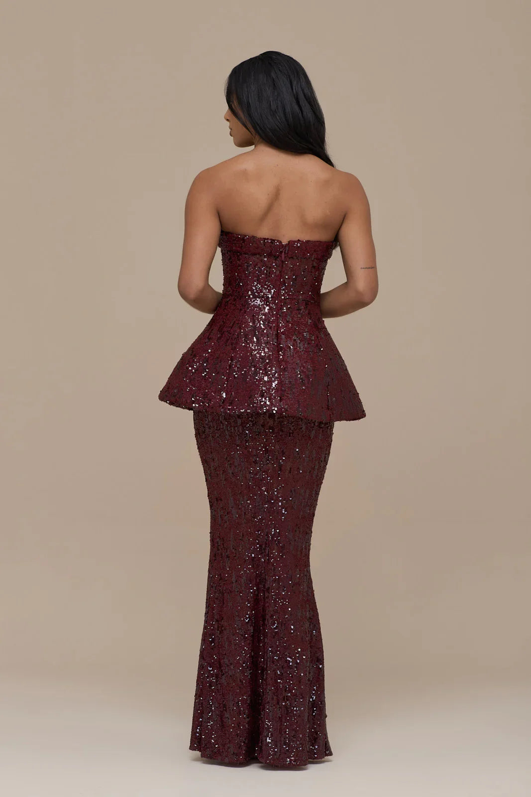 Sexy Strapless Sleeveless Dress