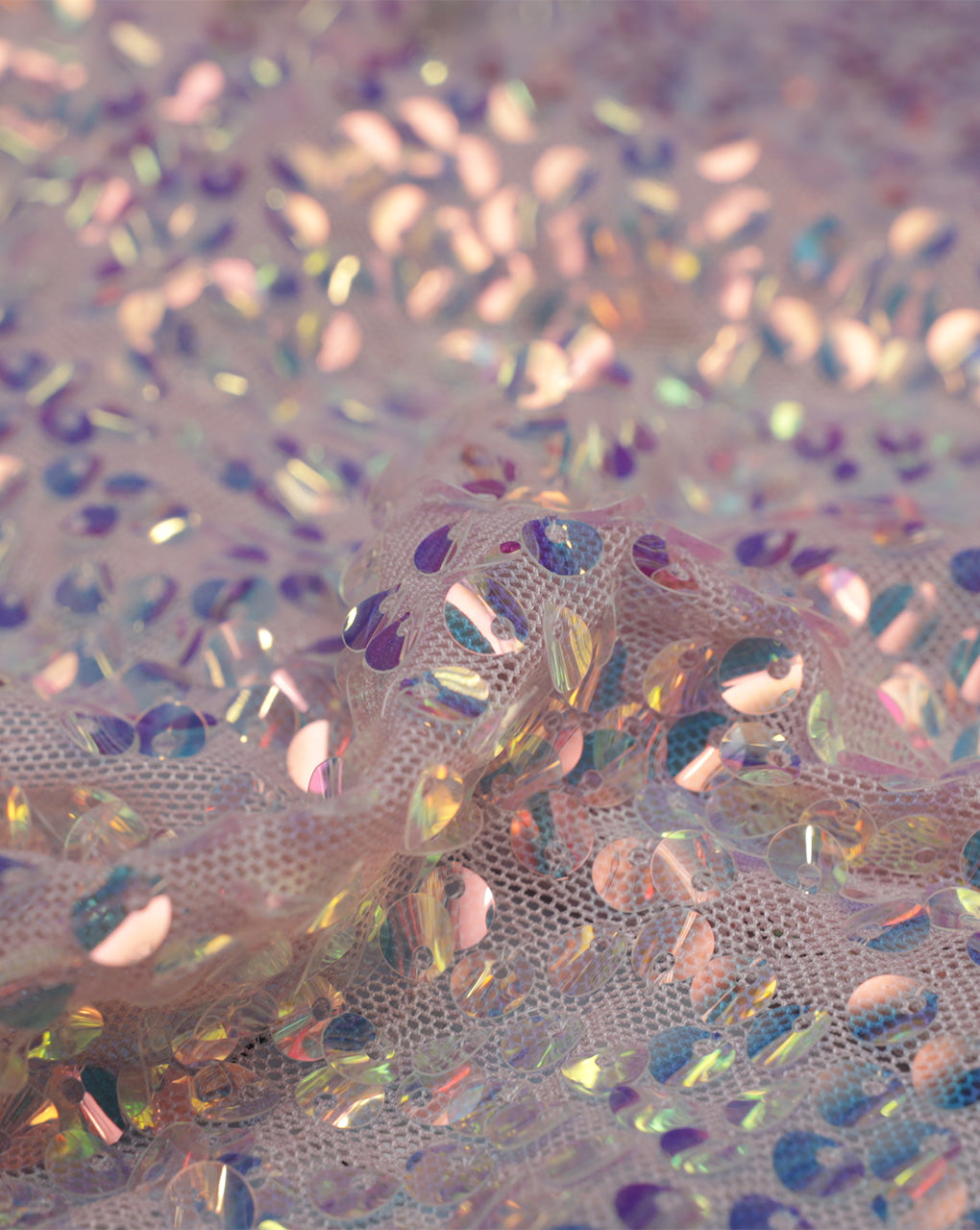 MULTICOLOR NET SEQUINS FABRIC