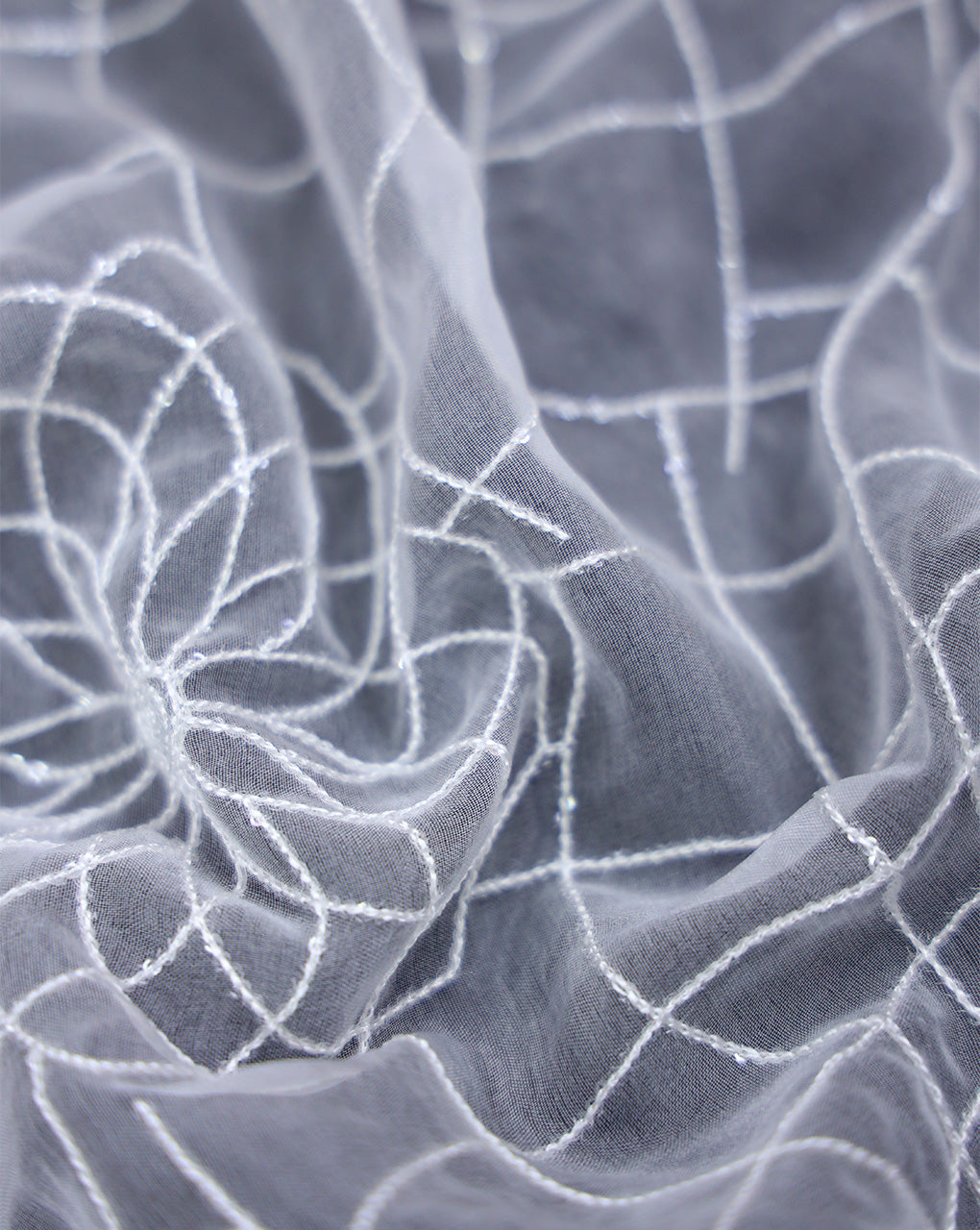 DYEABLE SEQUINS FABRIC