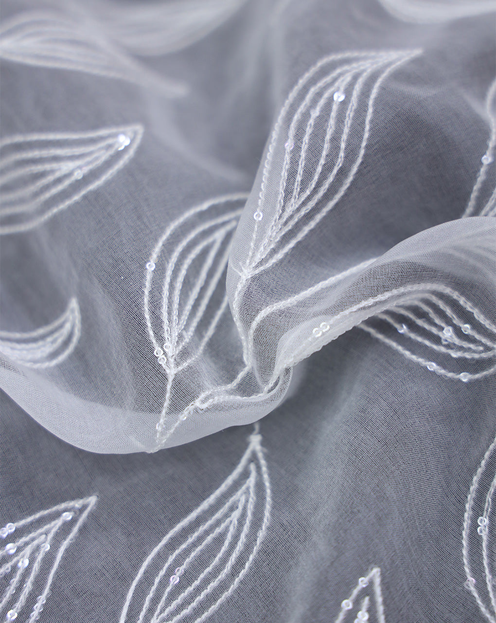 DYEABLE SEQUINS FABRIC