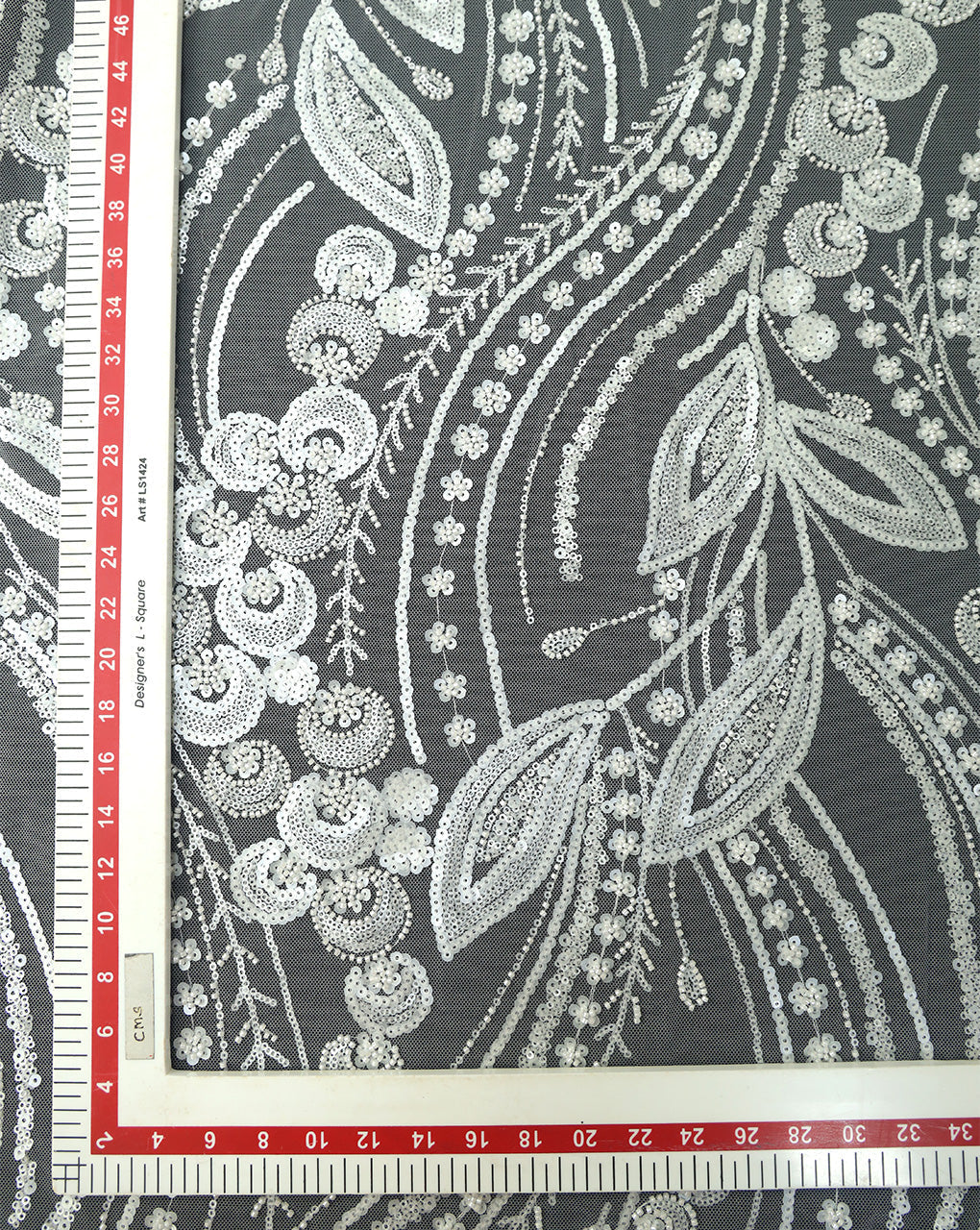 POLYESTER NET SEQUINS FABRIC