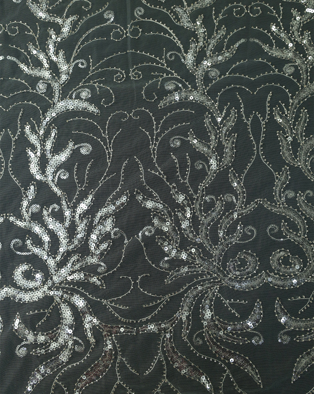 POLYESTER NET SEQUINS FABRIC