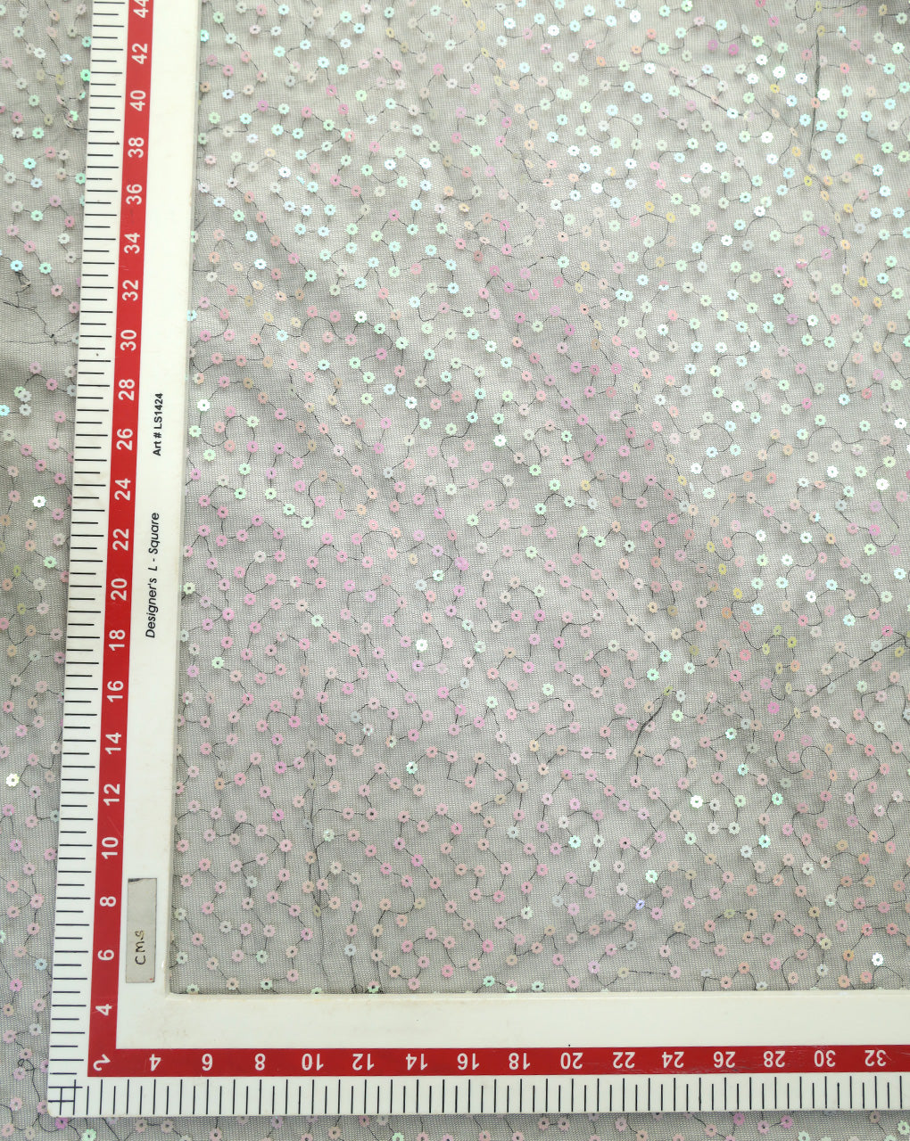 POLYESTER NET SEQUINS FABRIC