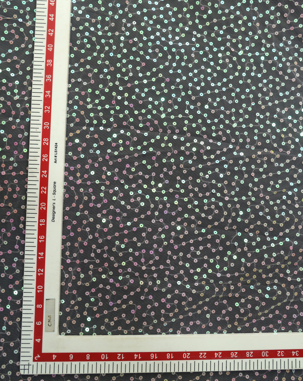 POLYESTER NET SEQUINS FABRIC