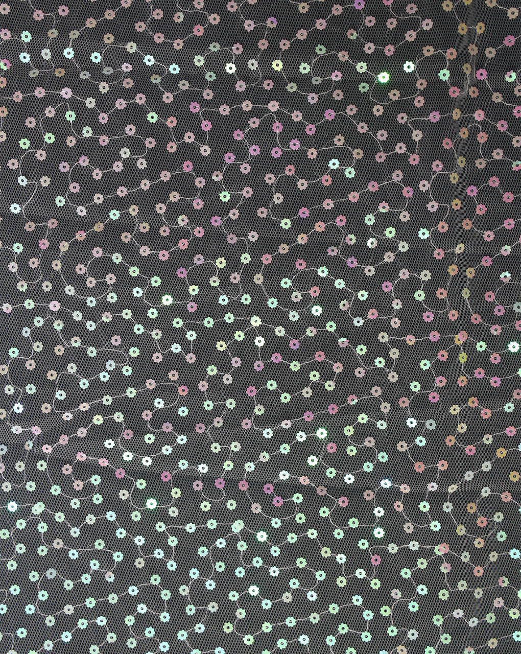POLYESTER NET SEQUINS FABRIC