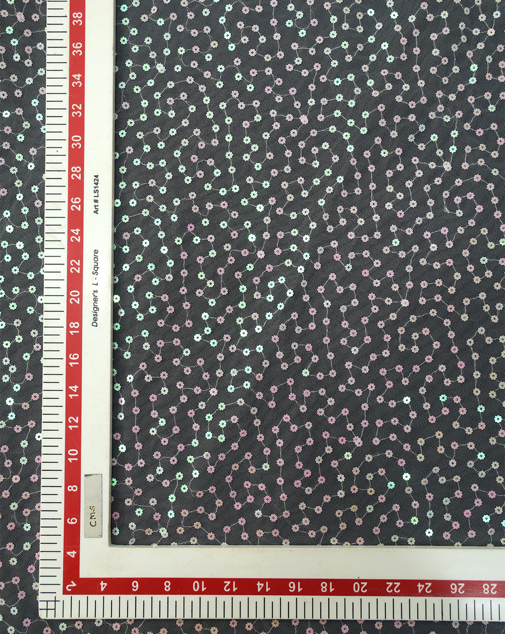 POLYESTER NET SEQUINS FABRIC
