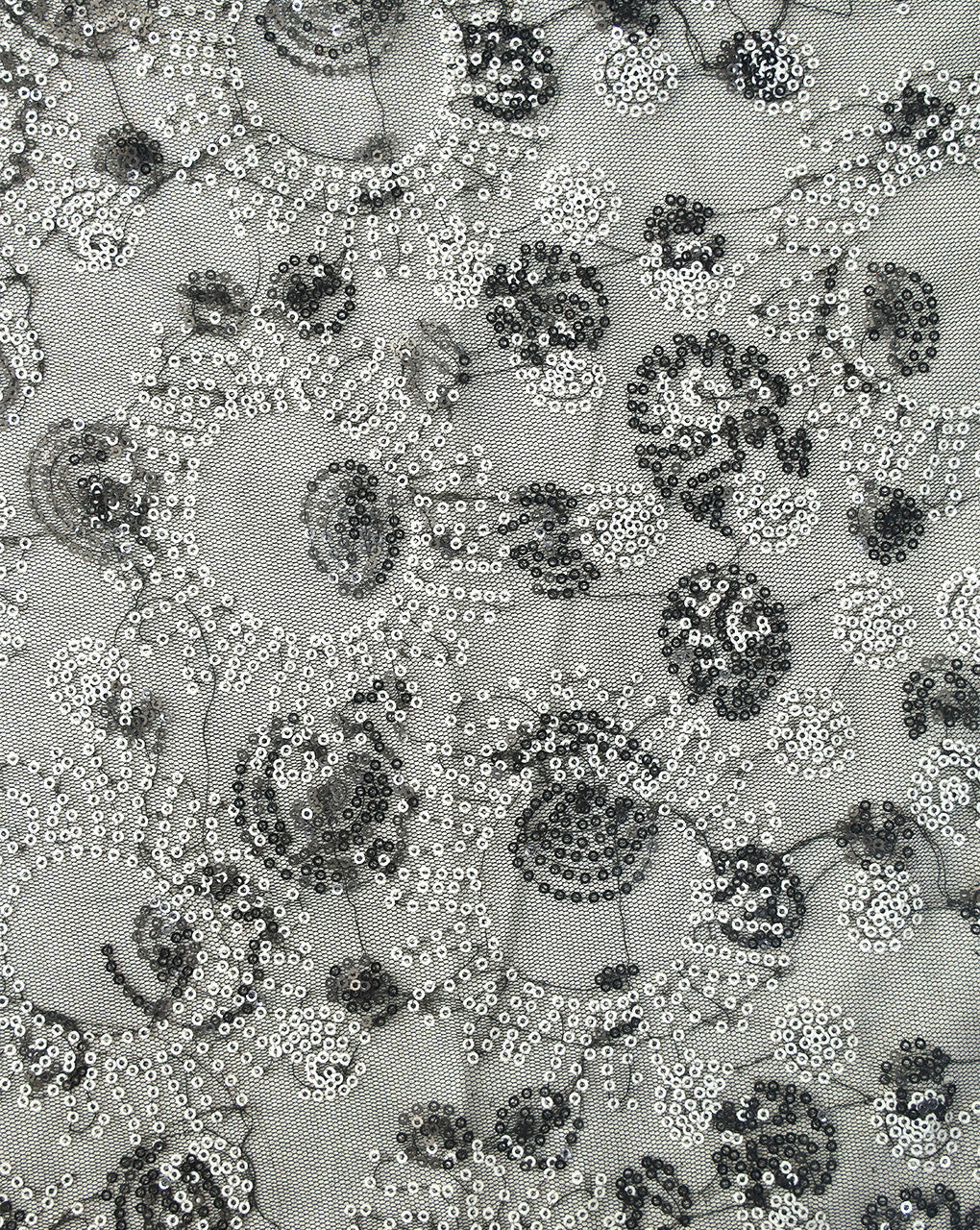 POLYESTER NET SEQUINS FABRIC
