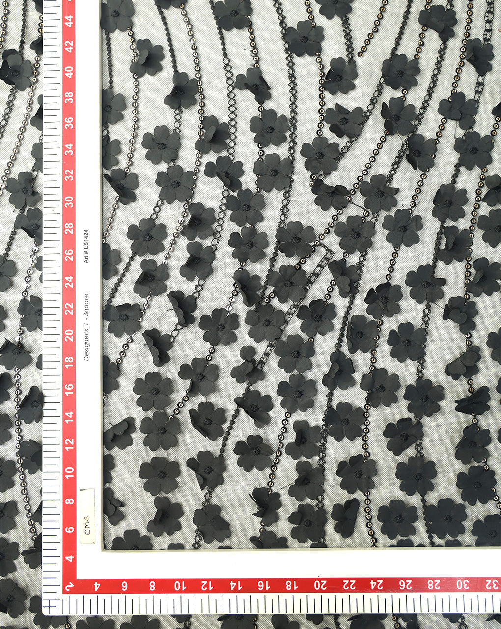 POLYESTER NET SEQUINS FABRIC
