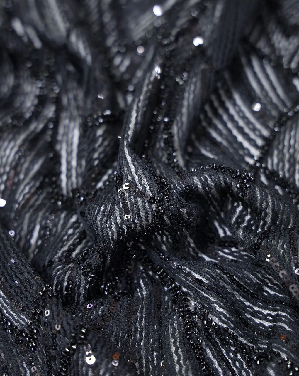 SEQUINS NET FABRIC