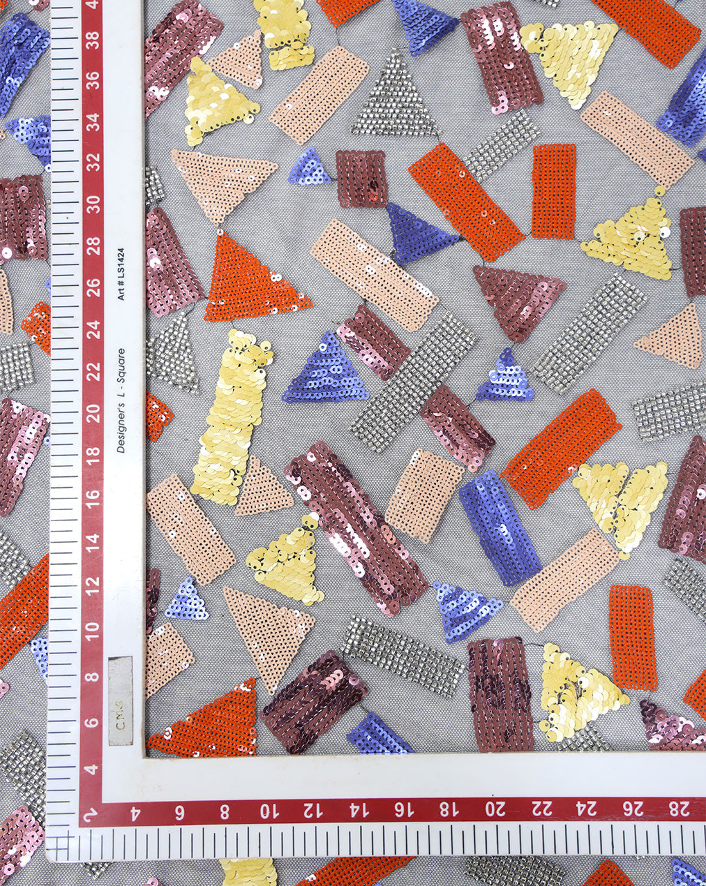 SEQUINS NET FABRIC