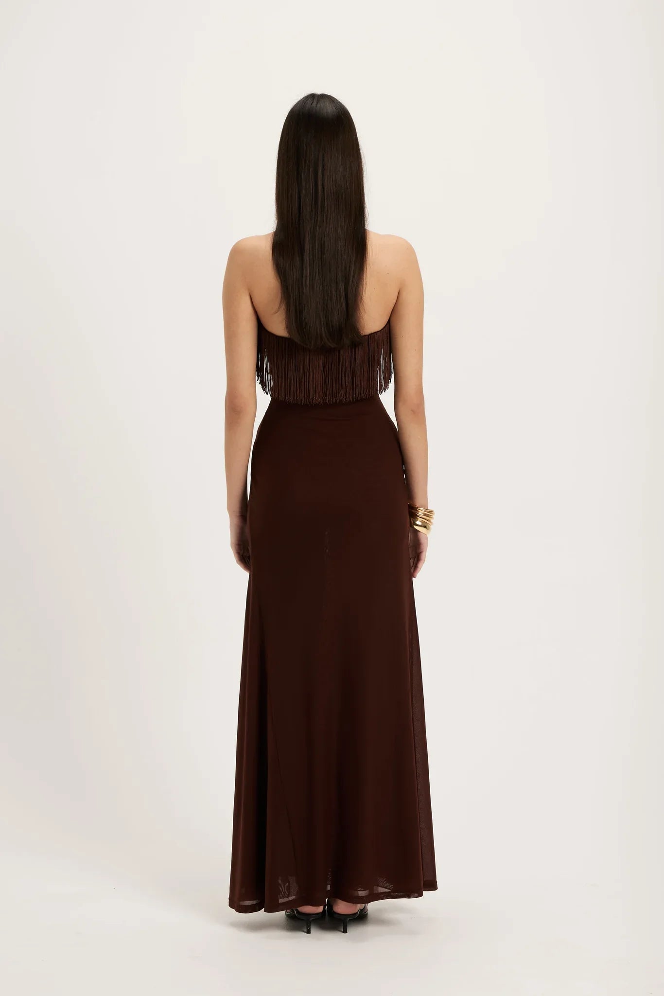 Sexy Strap Tassel Bandeau Slim-Fit Dress