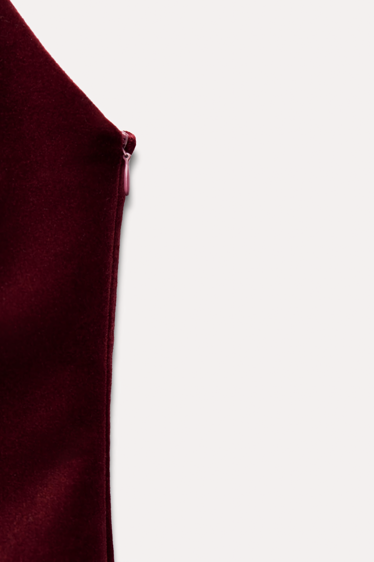 SHORT VELVET V-Neck DRESS