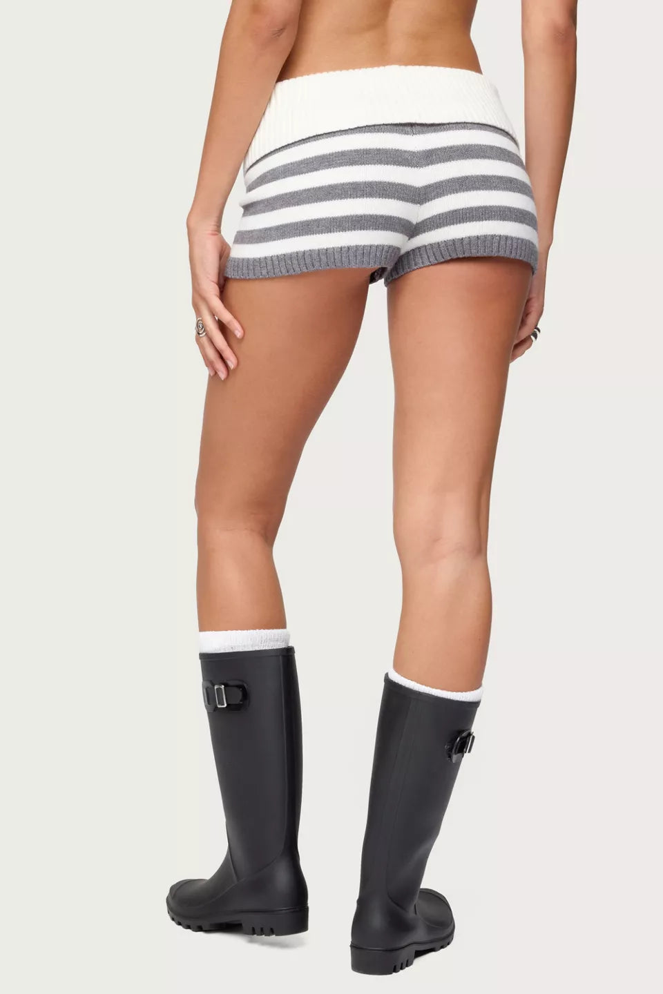 Foldover Knit Shorts