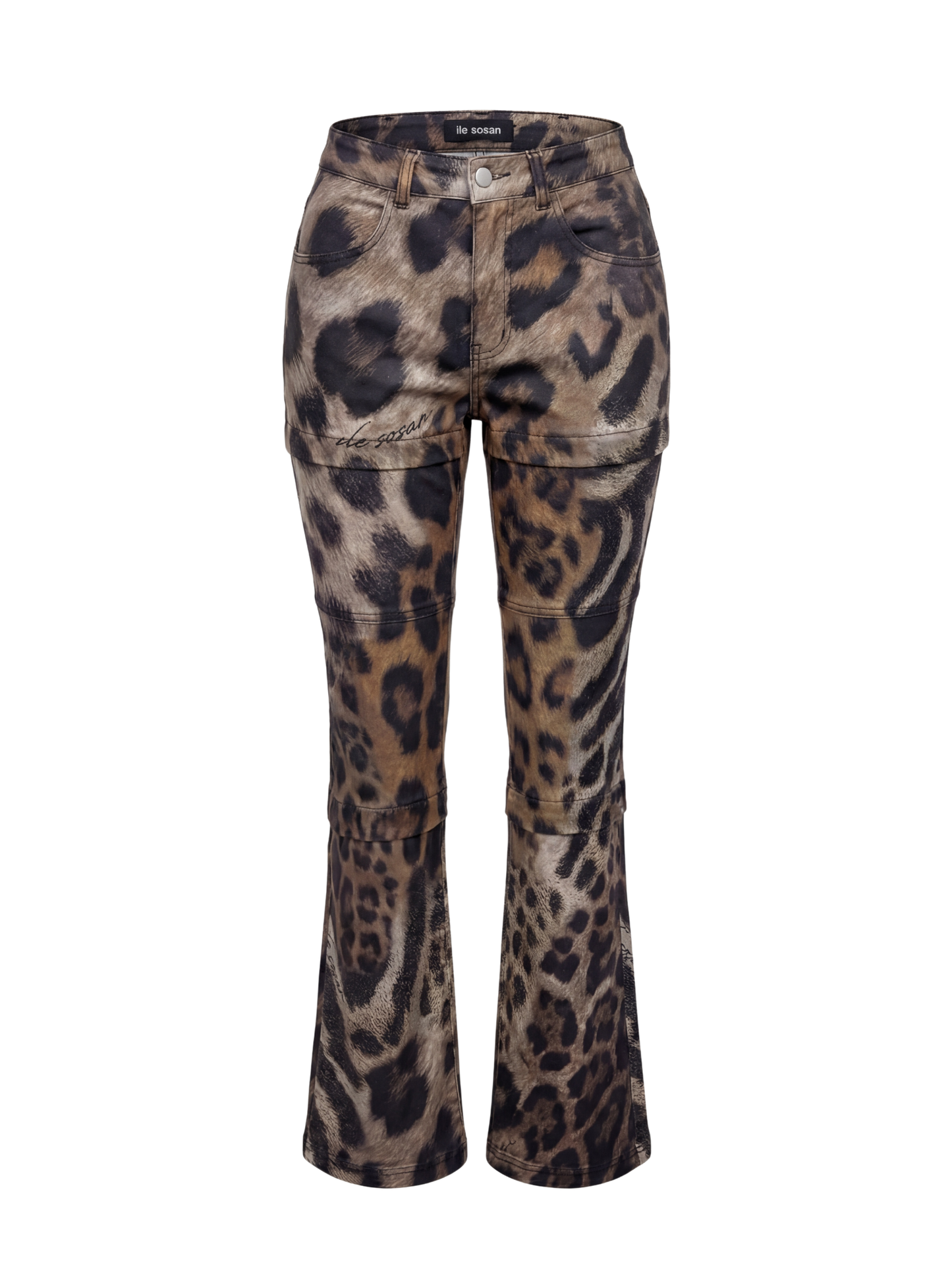Morph Denim Pants - Leopard