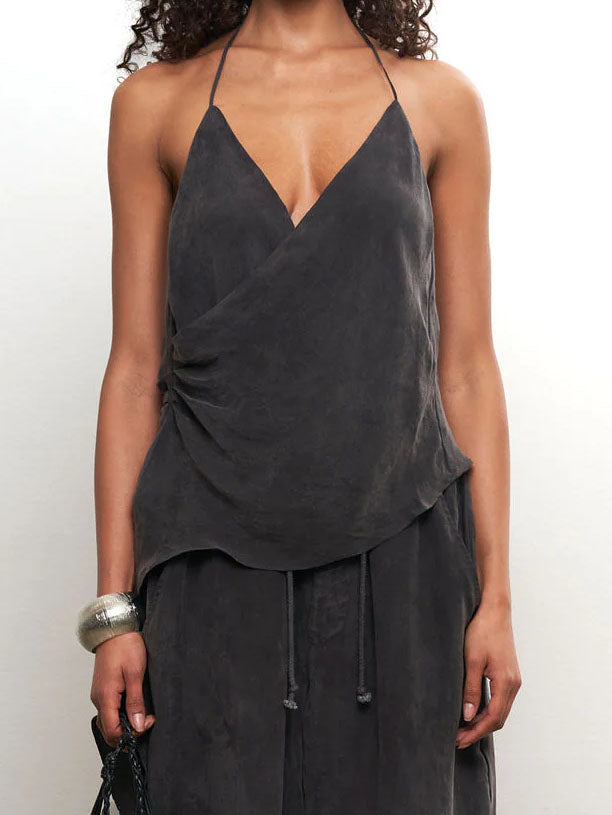 Asymmetrical Ruffled Top