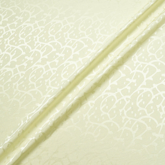 Lemon Sorbet Abstract Jacquard Pure Silk