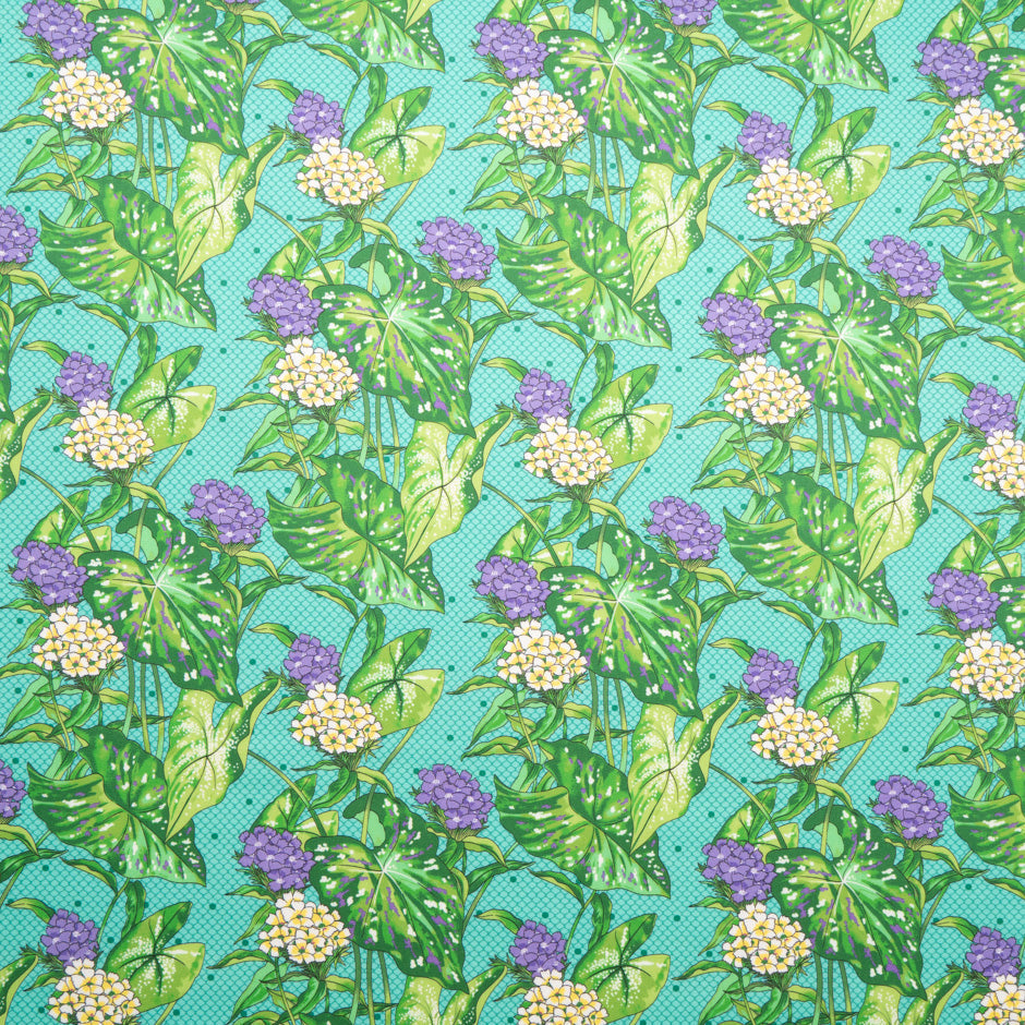 Hydrangea Printed Luxury Cotton