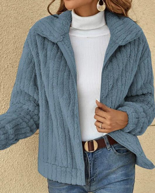 LAPEL BUTTON DOWN JACKET