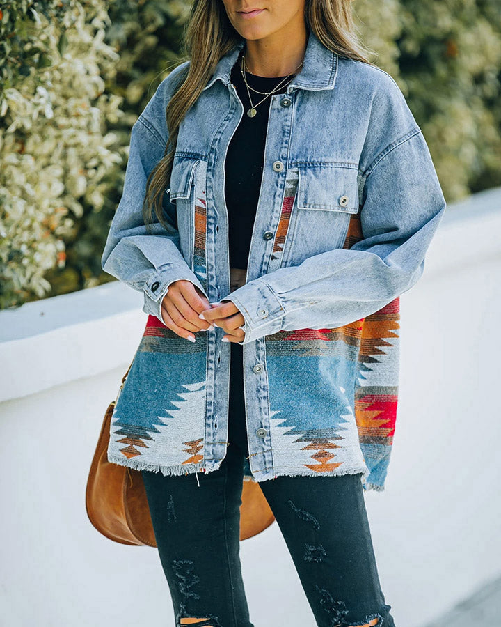 BUTTON DOWN DENIM JACKET（8 COLORS）