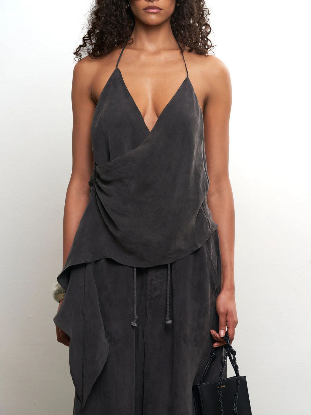 Asymmetrical Ruffled Top