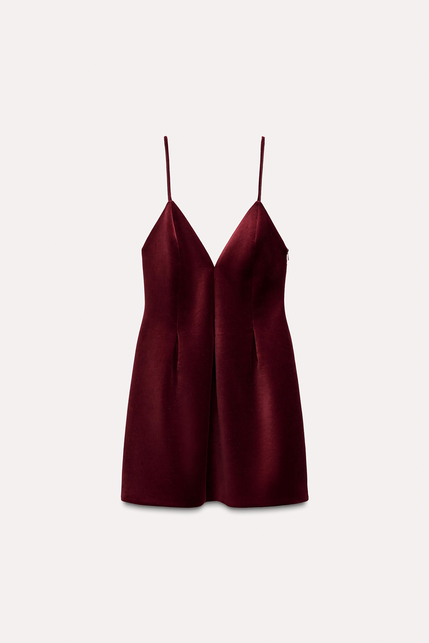 SHORT VELVET V-Neck DRESS