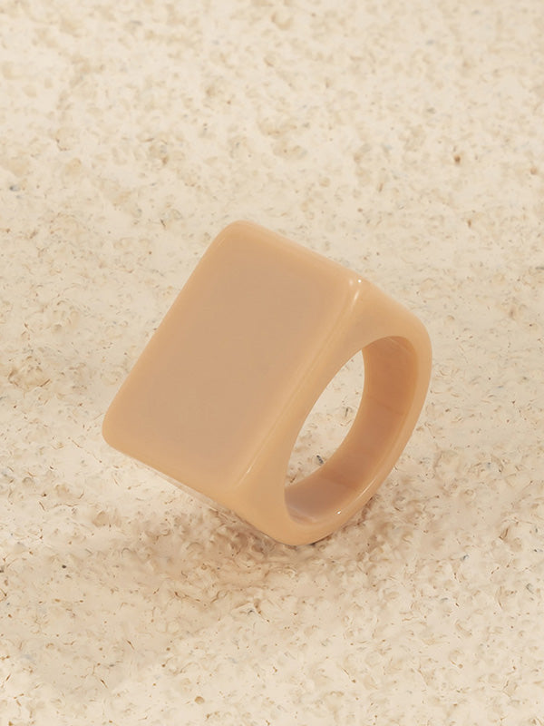 Original Stylish Resin 8 Colors Geometric Ring