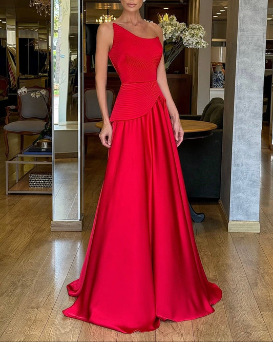 Sexy Backless Sleeveless Tube Top Cinched Patchwork Maxi Dress