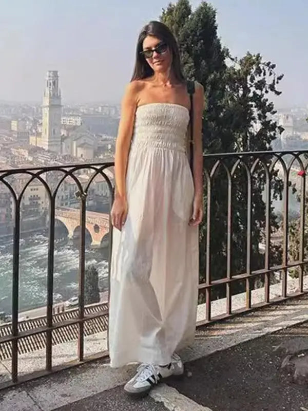 Isabella's Island Tube Top Sleeveless Maxi Dress