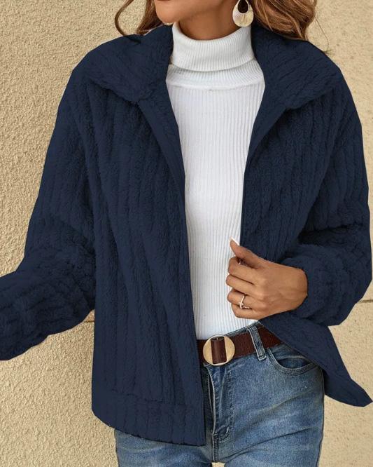 LAPEL BUTTON DOWN JACKET