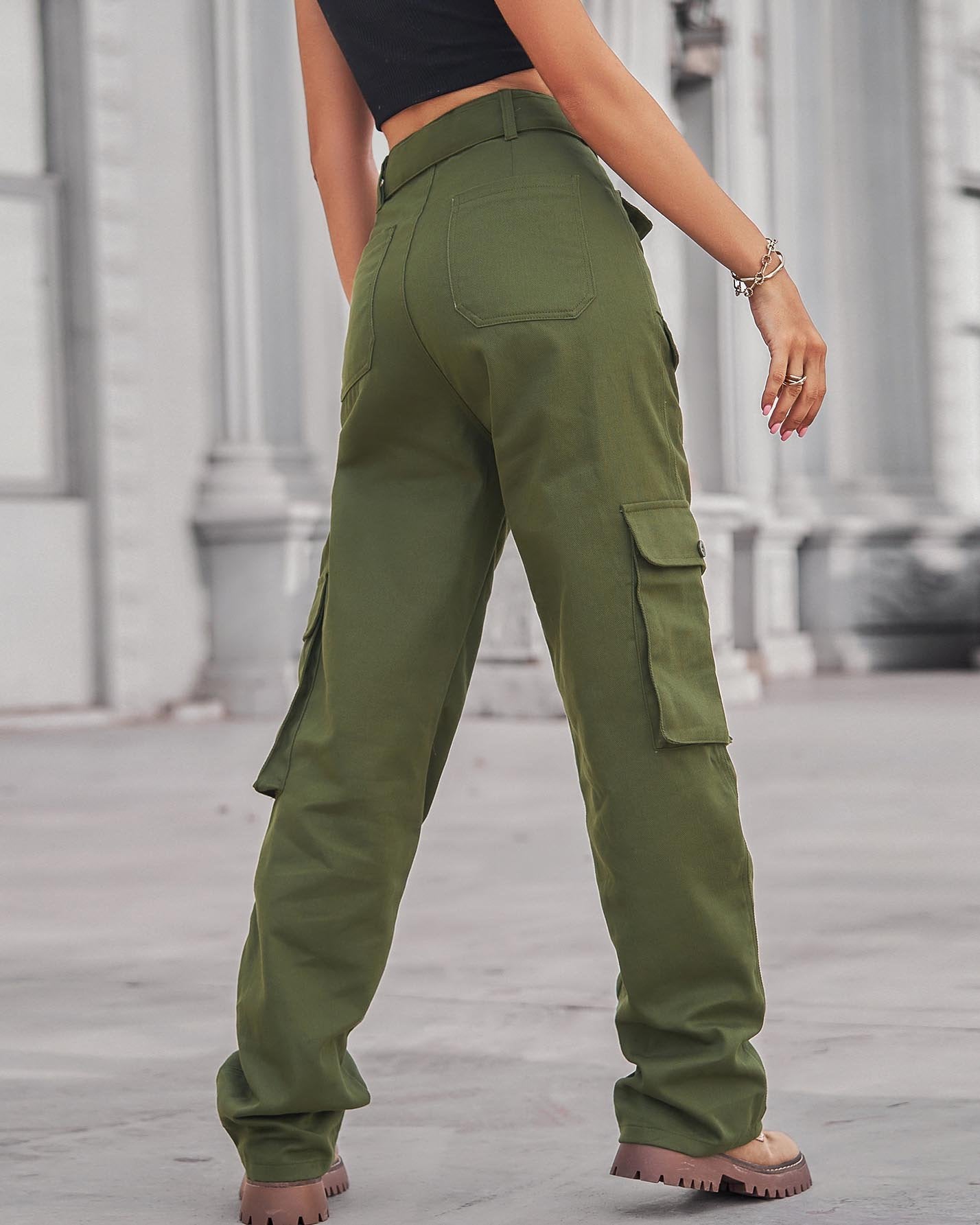 POCKETED CARGO PANTS(3 COLORS)