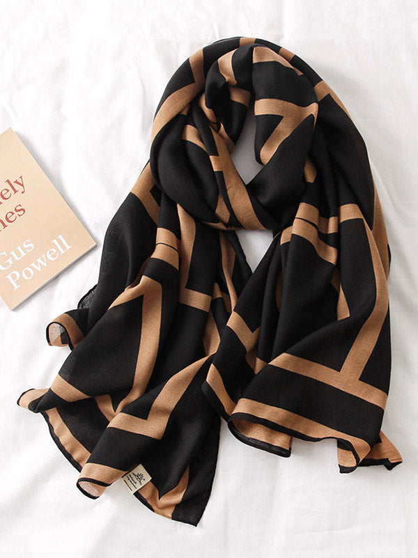 Printed Stylish Sun-Proof Silk Scarf