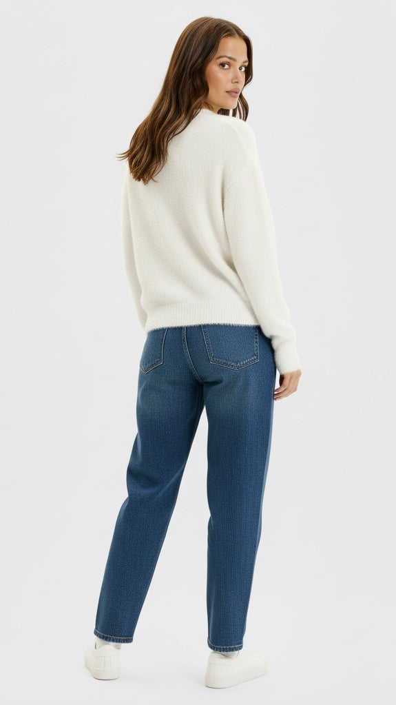 Roundneck lazy sweaters