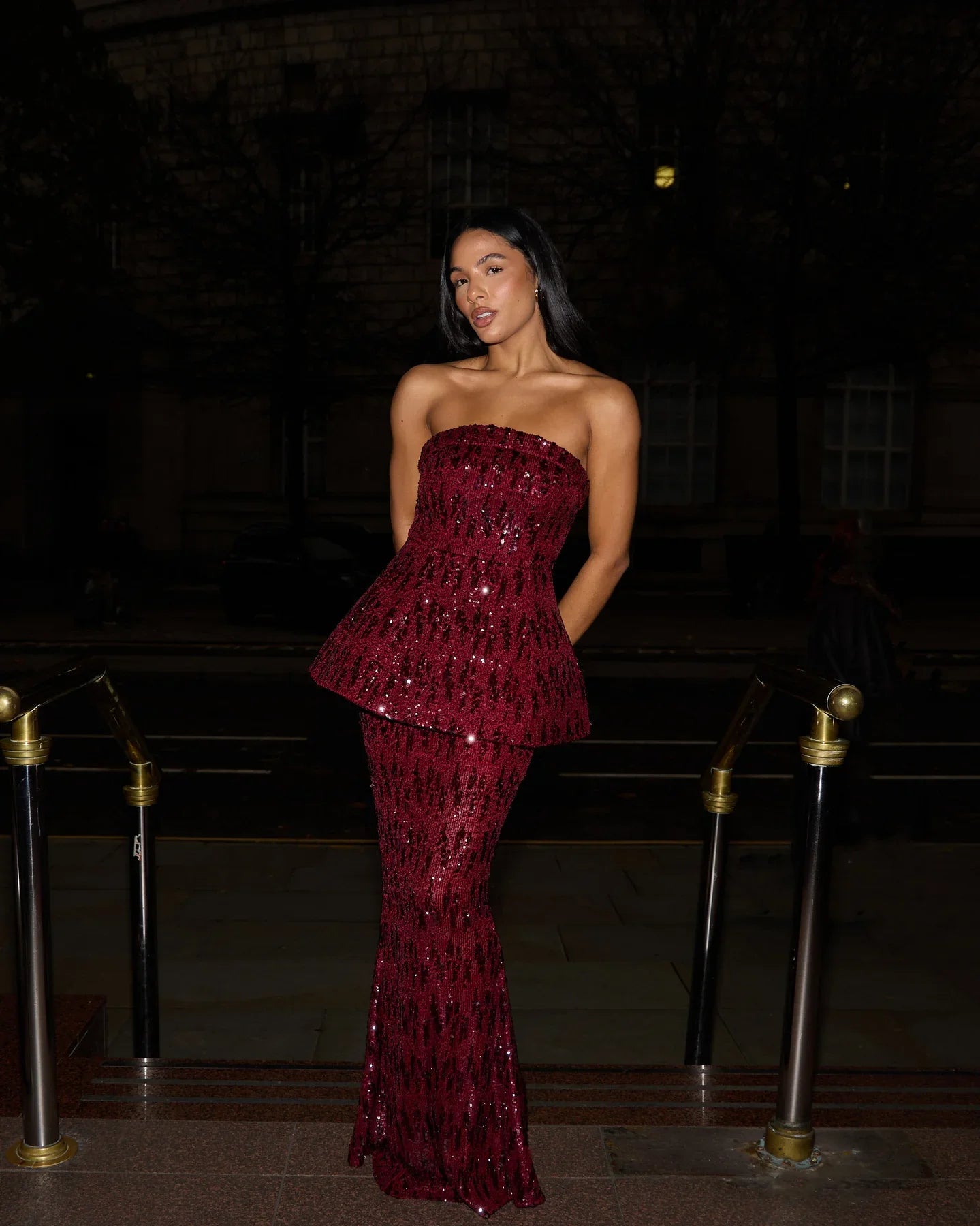 Sexy Strapless Sleeveless Dress