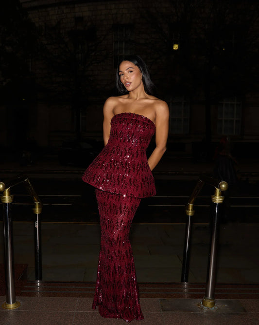 Sexy Strapless Sleeveless Dress