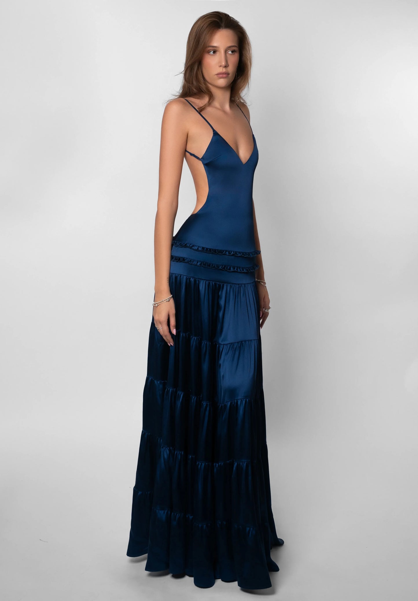 Sexy V-neck Brace Waist-Tight Cake Dress