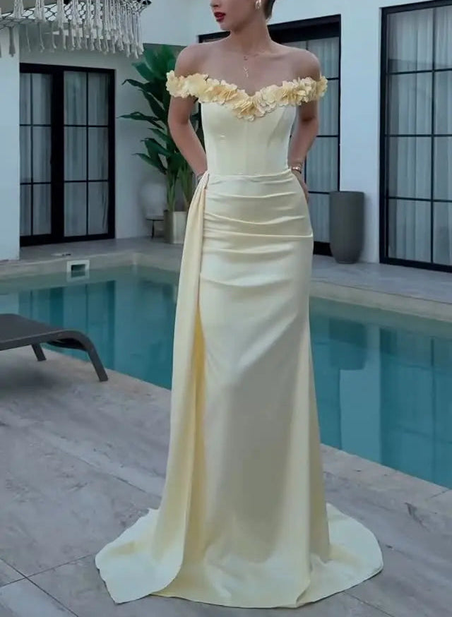 Sexy Sleeveless Cold-Shoulder Lace Slim Maxi Dress