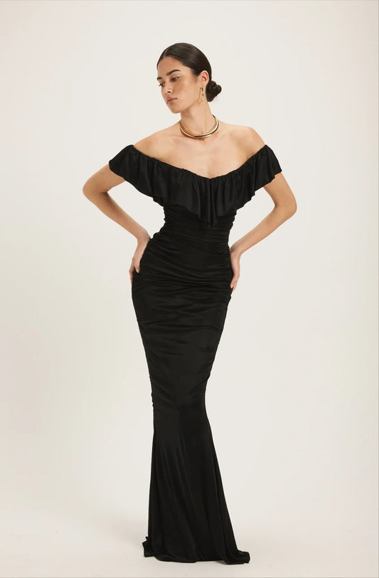 Sexy Raglan Sleeve Slim-Fit Fishtail Skirt