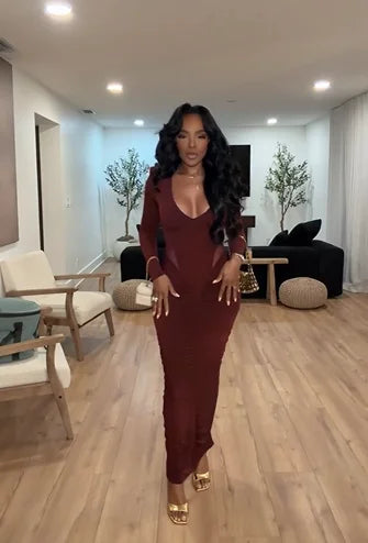 Sexy Slim-Fitting Patchwork Slim-Fit Hip Skirt