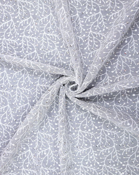SEQUINS EMBROIDERY FABRIC