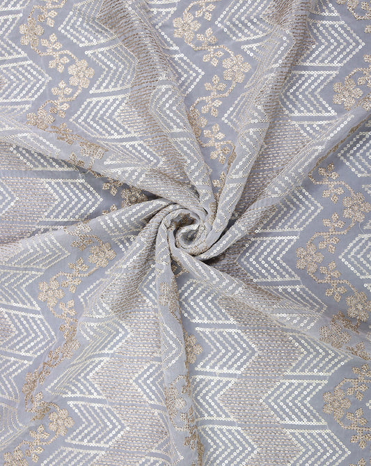 SEQUINS EMBROIDERY FABRIC
