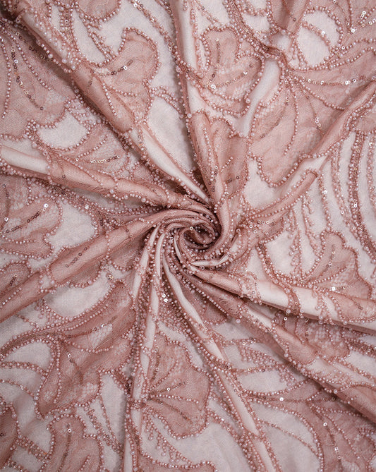SEQUINS NET FABRIC