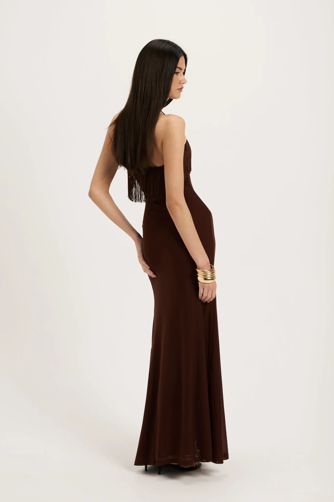 Sexy Strap Tassel Bandeau Slim-Fit Dress