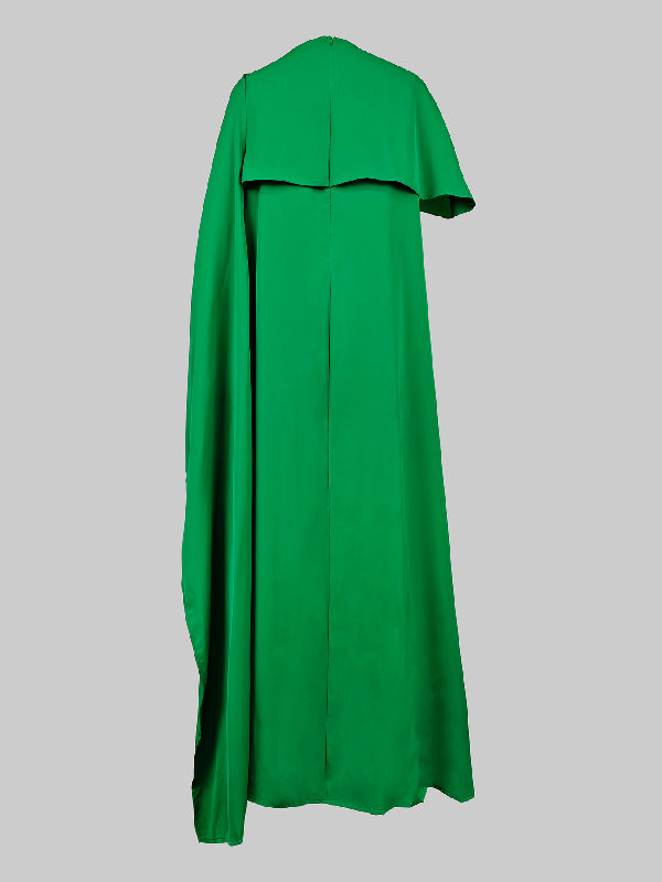 Loose Asymmetric Solid Color Maxi Dresses